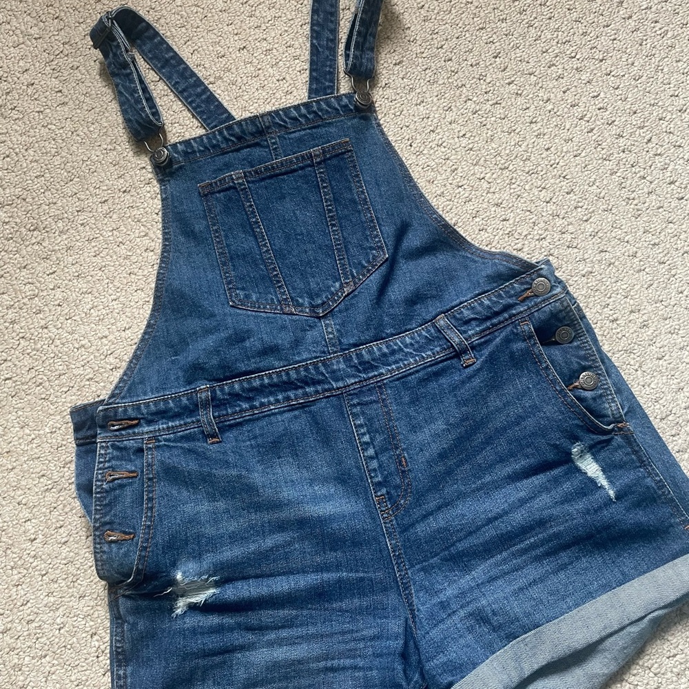Old Navy Blue Denim Overalls
